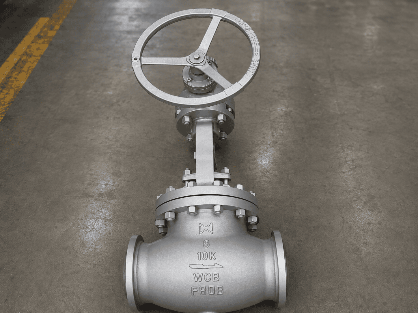 10K Butt Weld Globe Valve Detail View