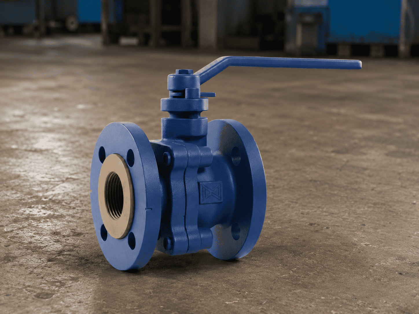 PN16 Flanged Ball Valve Detail View