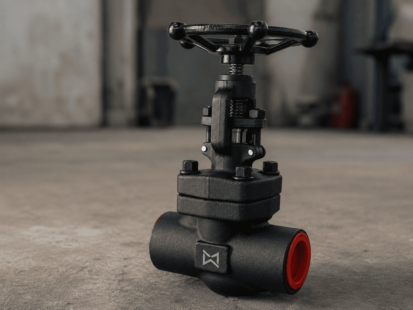 800LB Forged Steel Globe Valve Nameplate Detail
