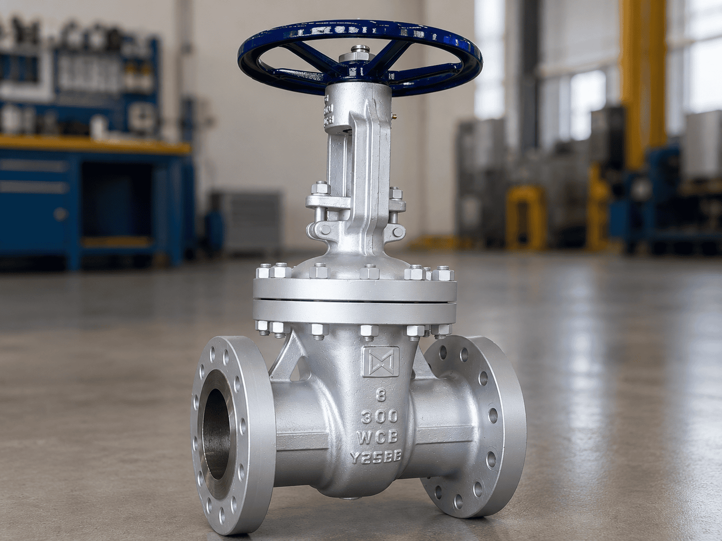 API Cast Steel OS&Y Gate Valve Class 300 Detail View