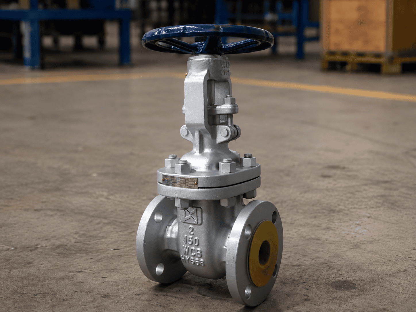 API Cast Steel Globe Valve Handwheel and Body Detail