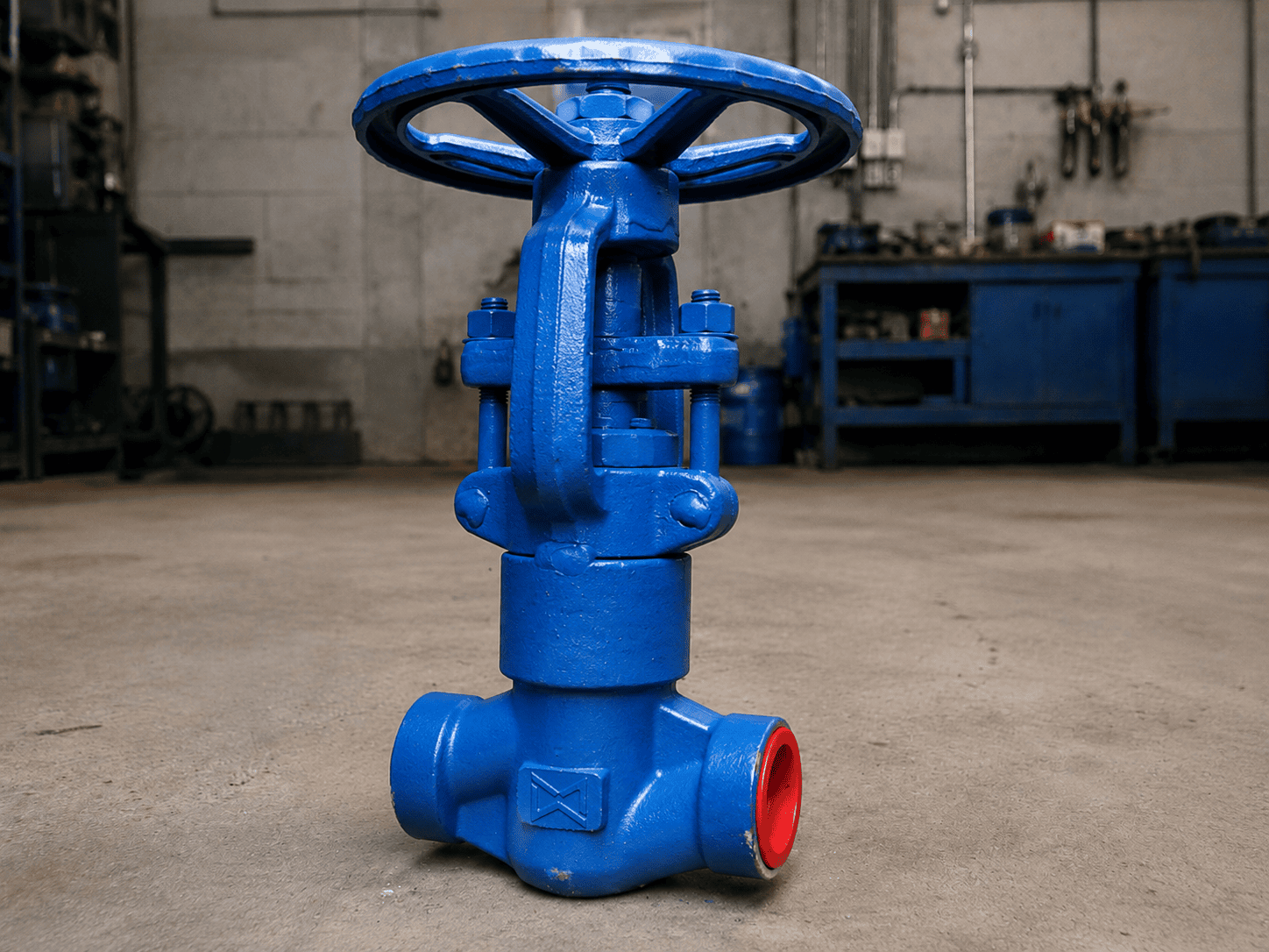 Cast Steel OS&Y Flanged Globe Valve Front View