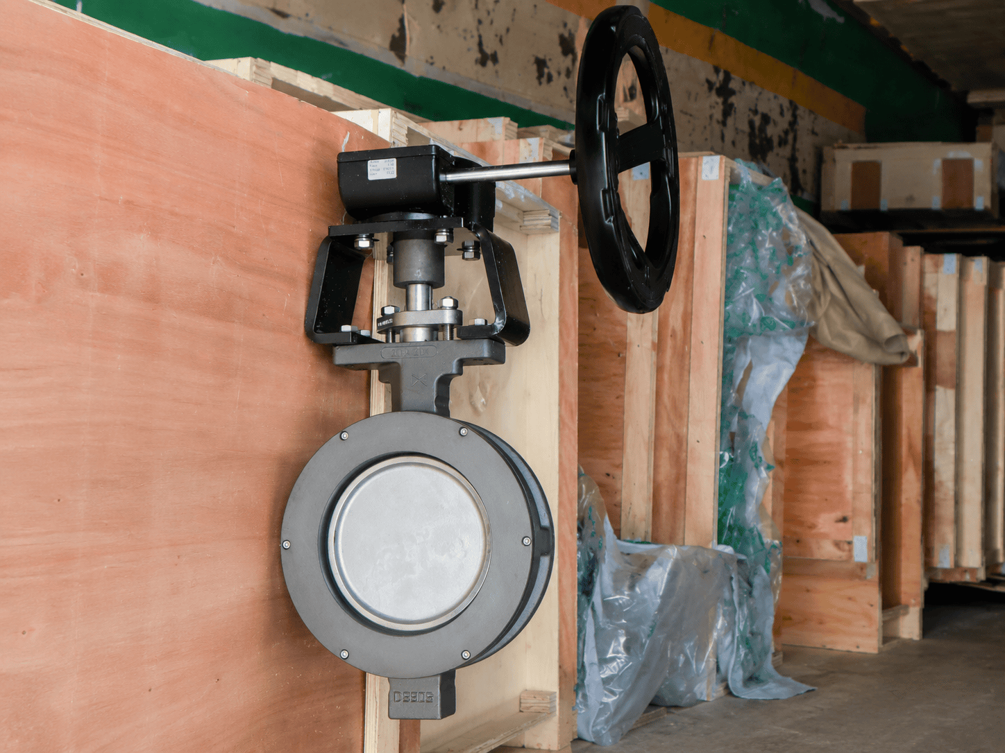 Double Offset Wafer Butterfly Valve Detail View