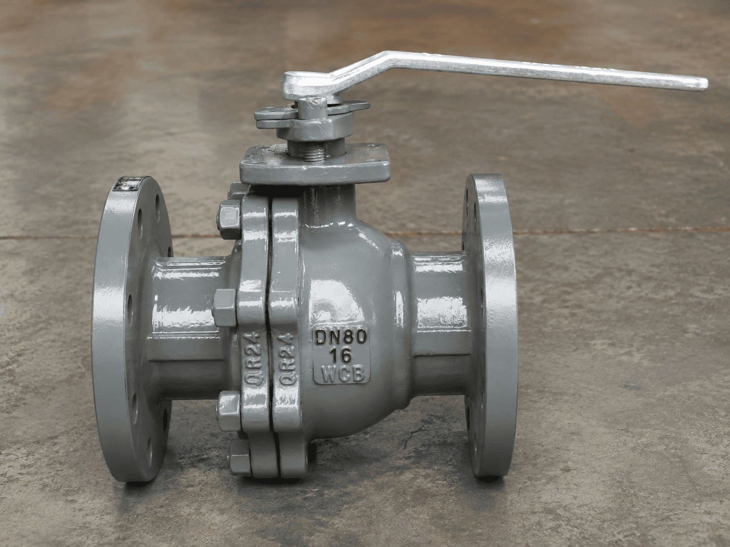 Floating Flanged Ball Valve Nameplate Detail