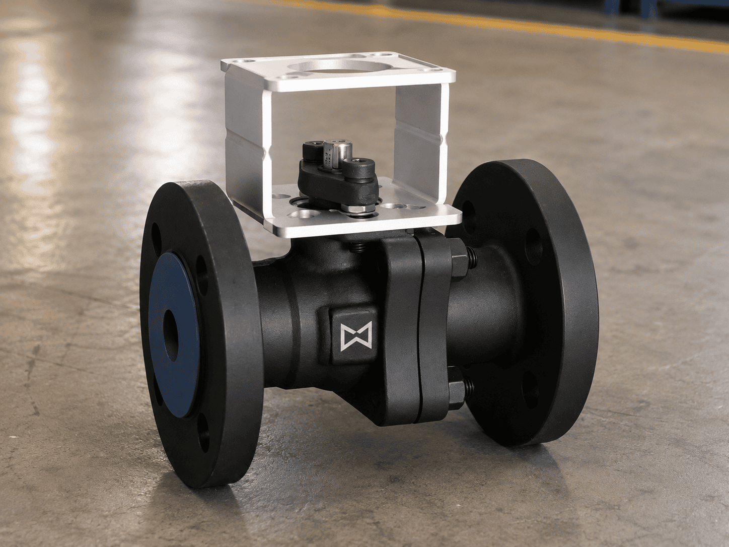 Forged Steel Flanged Ball Valve Nameplate Detail