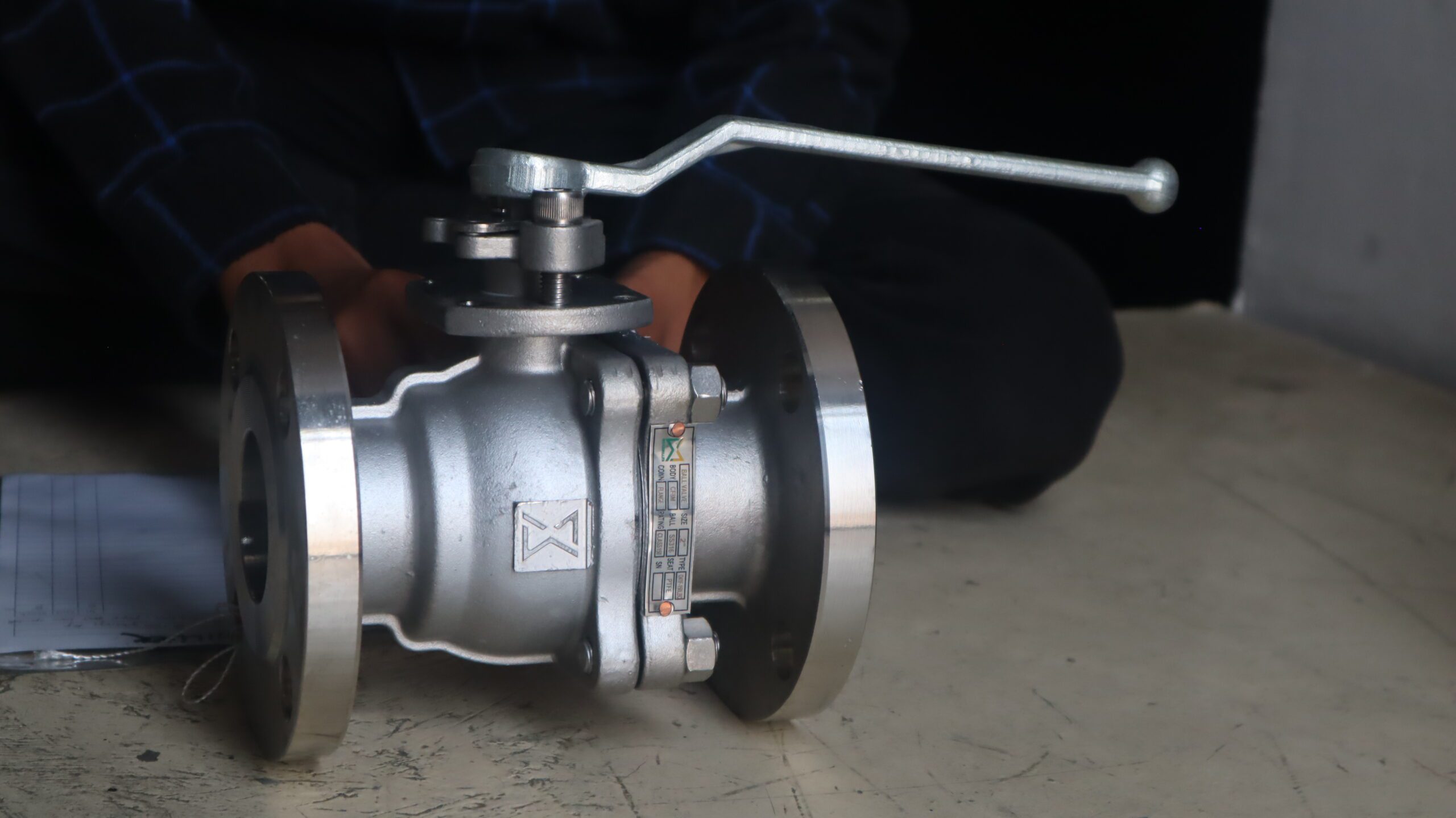 2-Piece Flanged Ball Valve Detail View