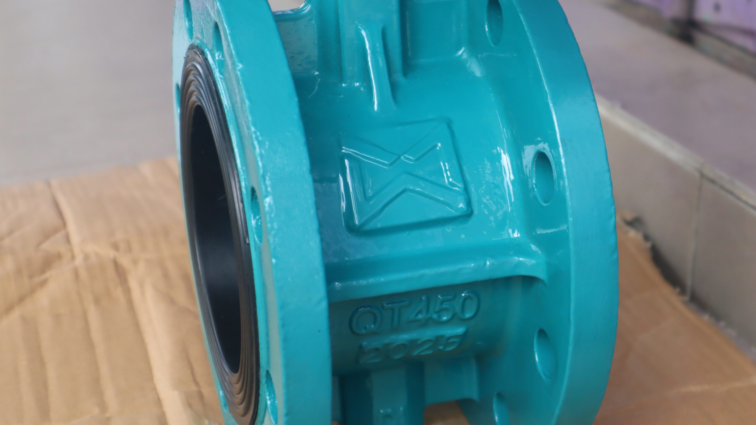 Gear Operated Flanged Butterfly Valve Detail View