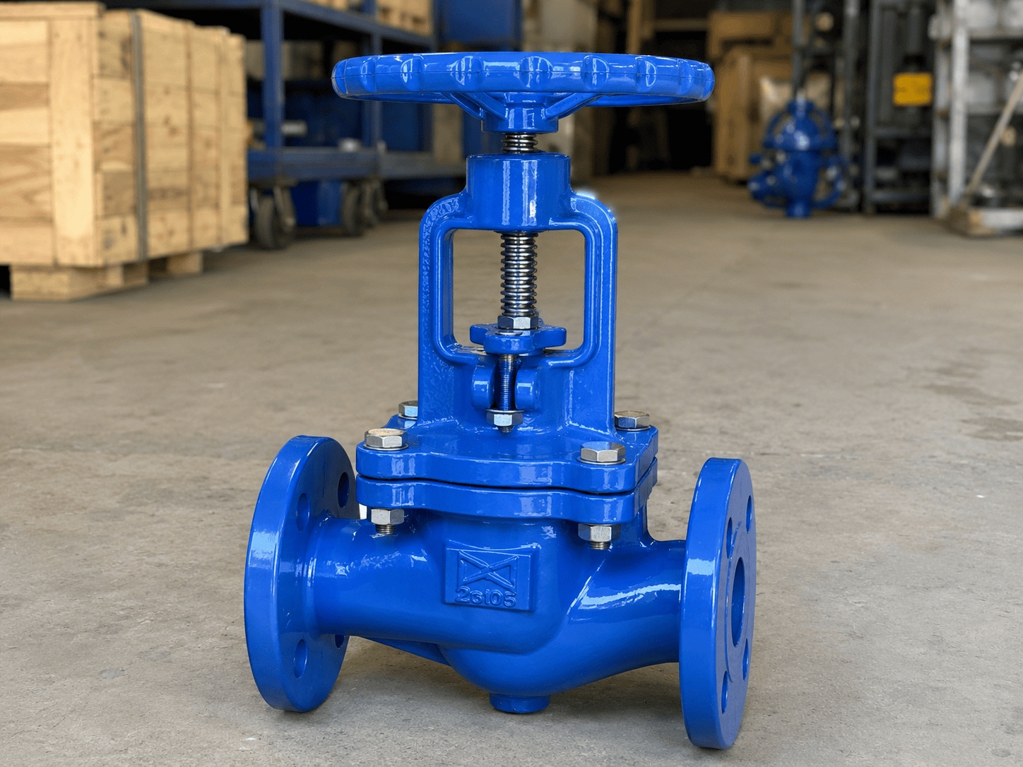 RF Flanged Globe Valve Nameplate Detail