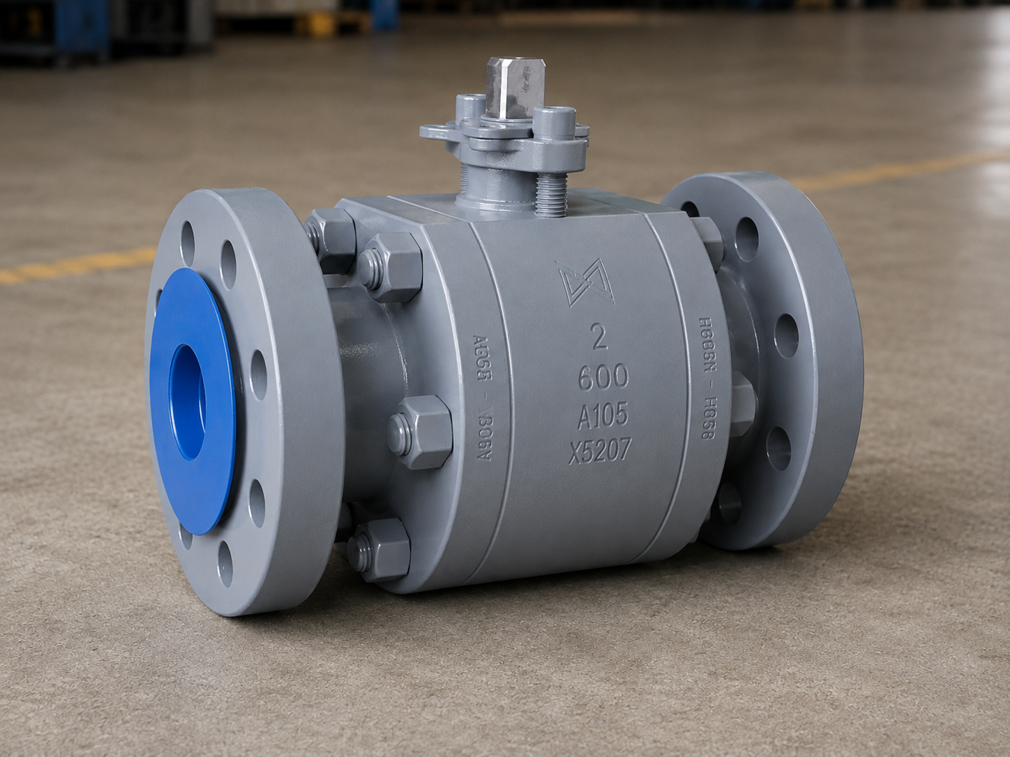 Trunnion Mounted Flanged Ball Valve Detail View