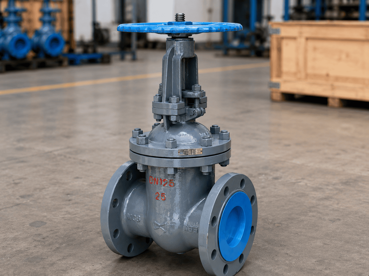 Cast Steel BB OS&Y Gate Valve PN25 Product View