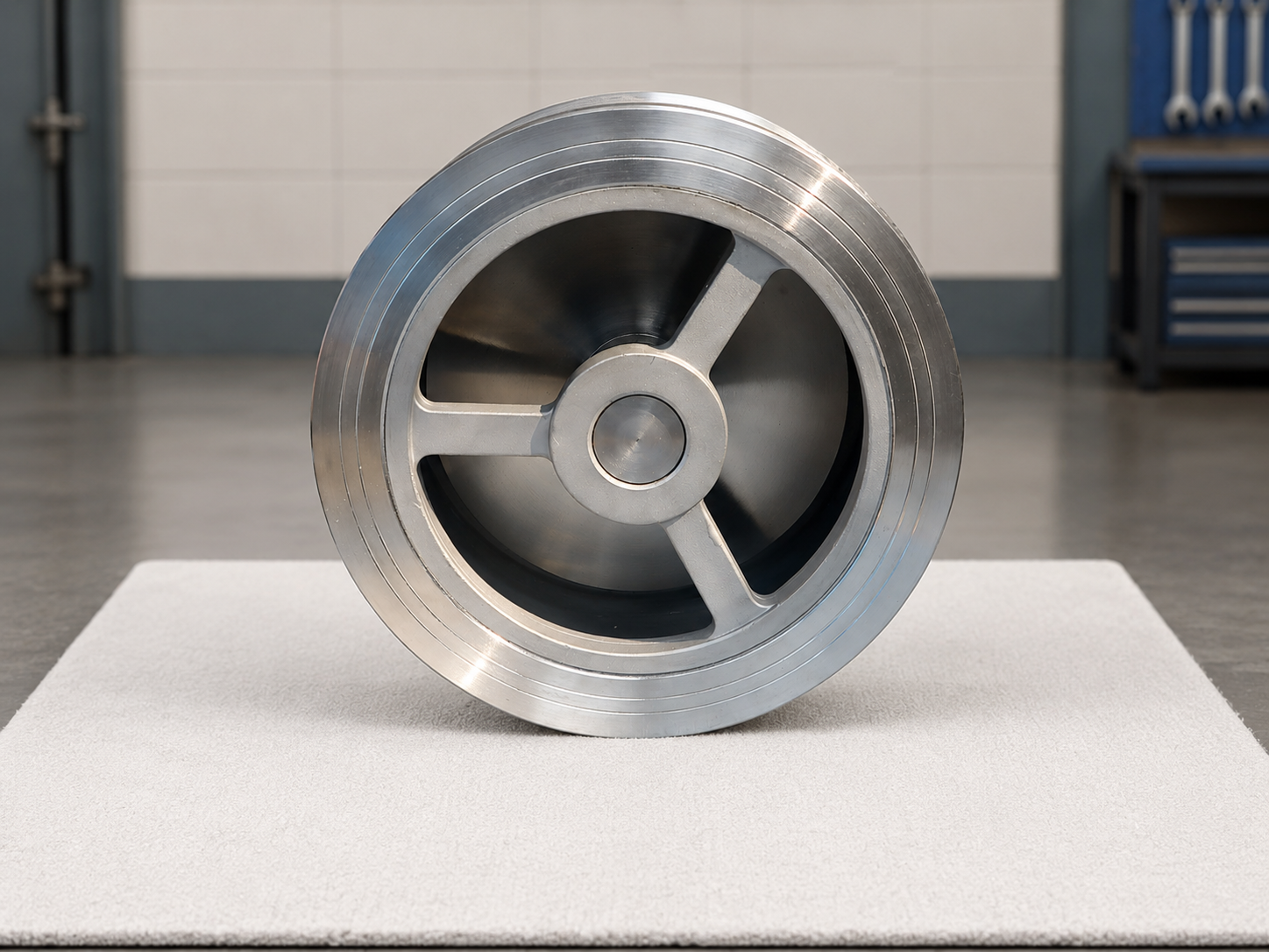 Stainless Steel Wafer Spring Check Valve Internal Disc Detail