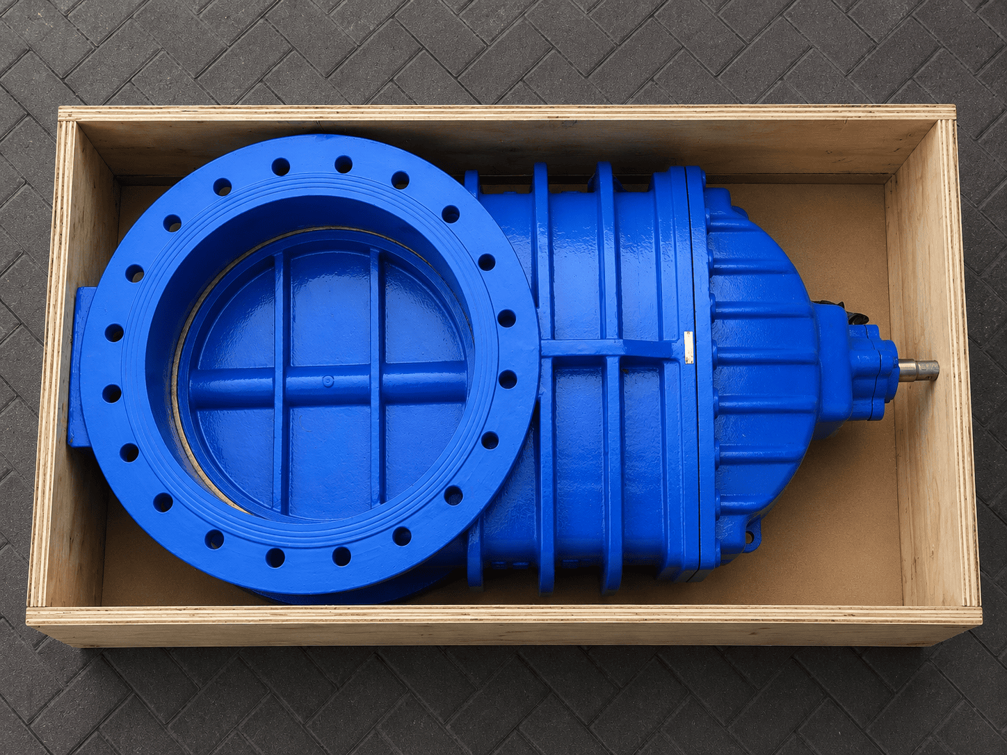 Ductile Iron Flanged Gate Valve PN16 DIN F4 Detail View