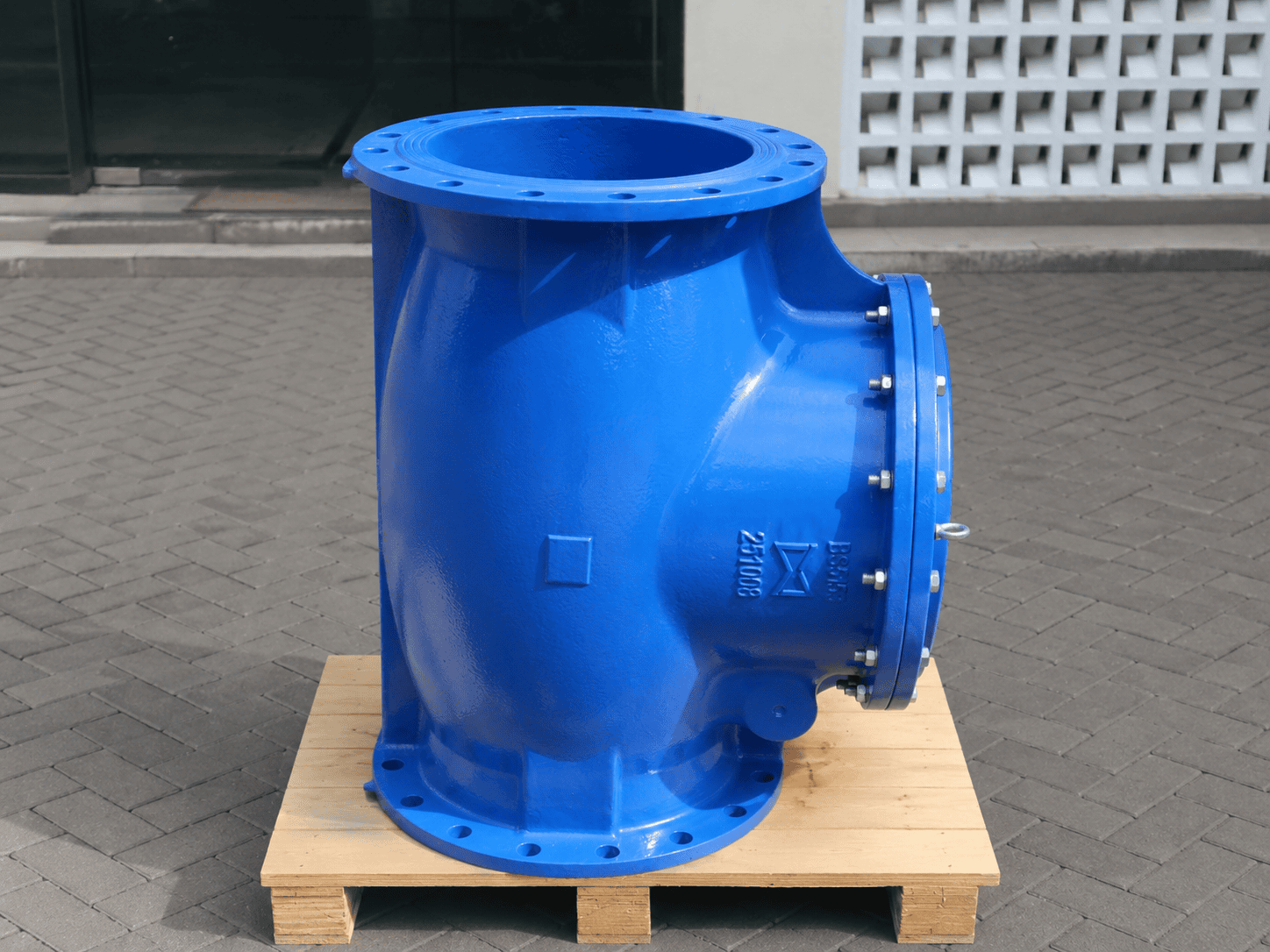Ductile Iron Flanged Swing Check Valve Body View