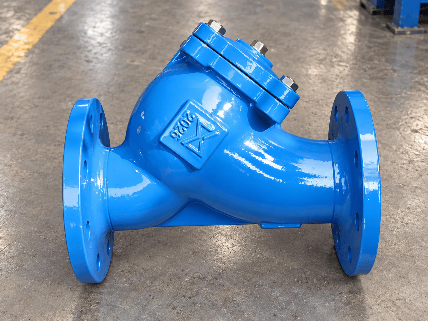 WEISSMILLER Flanged Y Strainer Front View