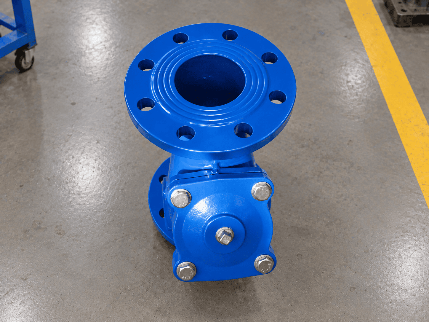 WEISSMILLER Flanged Y Strainer Nameplate Detail