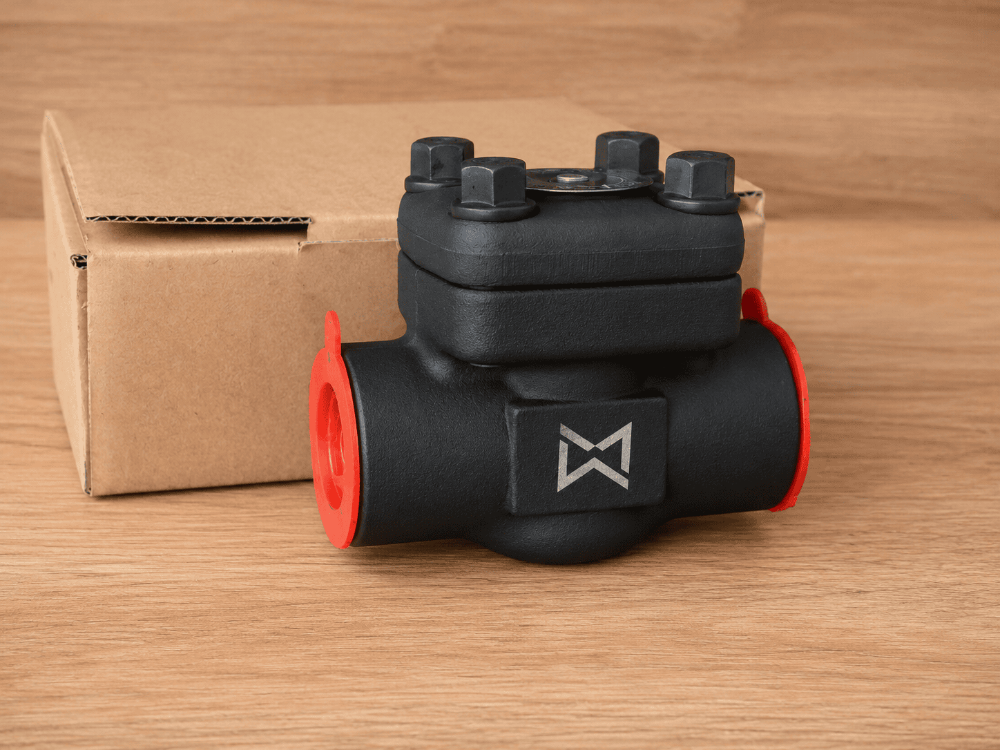 Forged Steel Piston Check Valve Front View