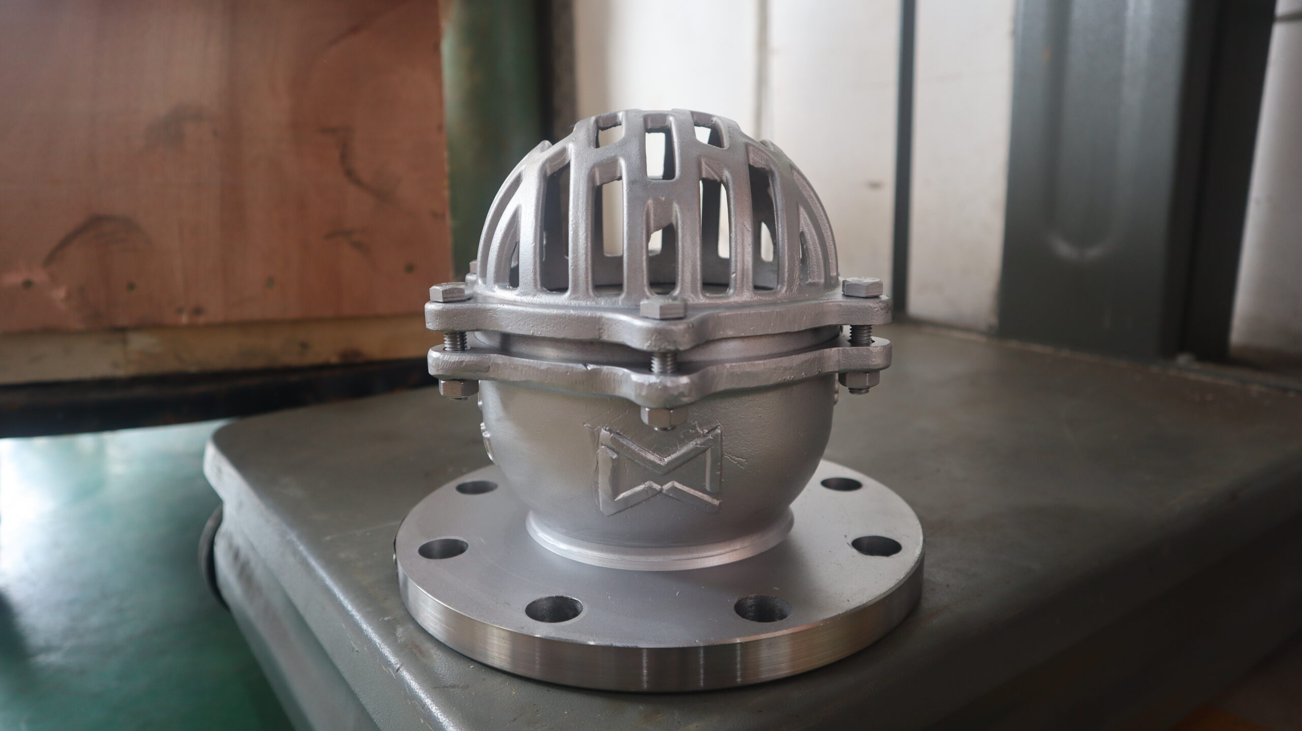 Stainless Steel Flanged Foot Valve with Strainer Drawing Reference