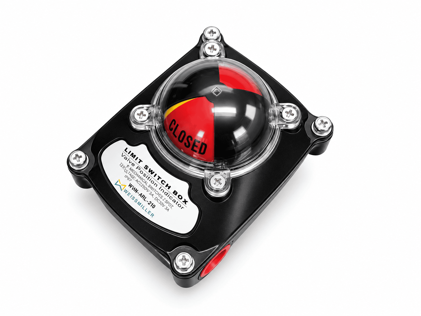 WEISSMILLER Valve Limit Switch Box Top View