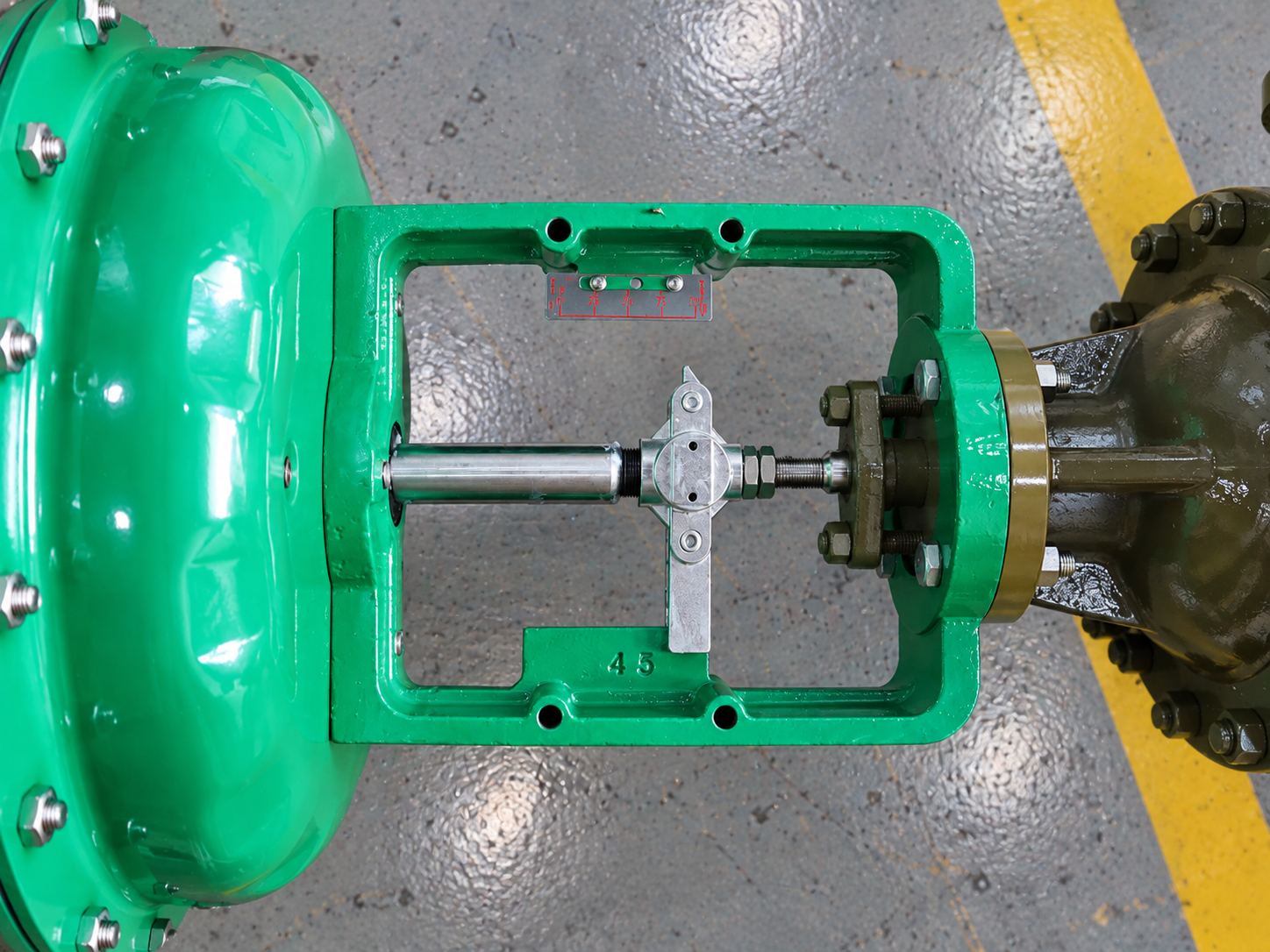 WEISSMILLER Pneumatic Globe Control Valve Actuator Detail