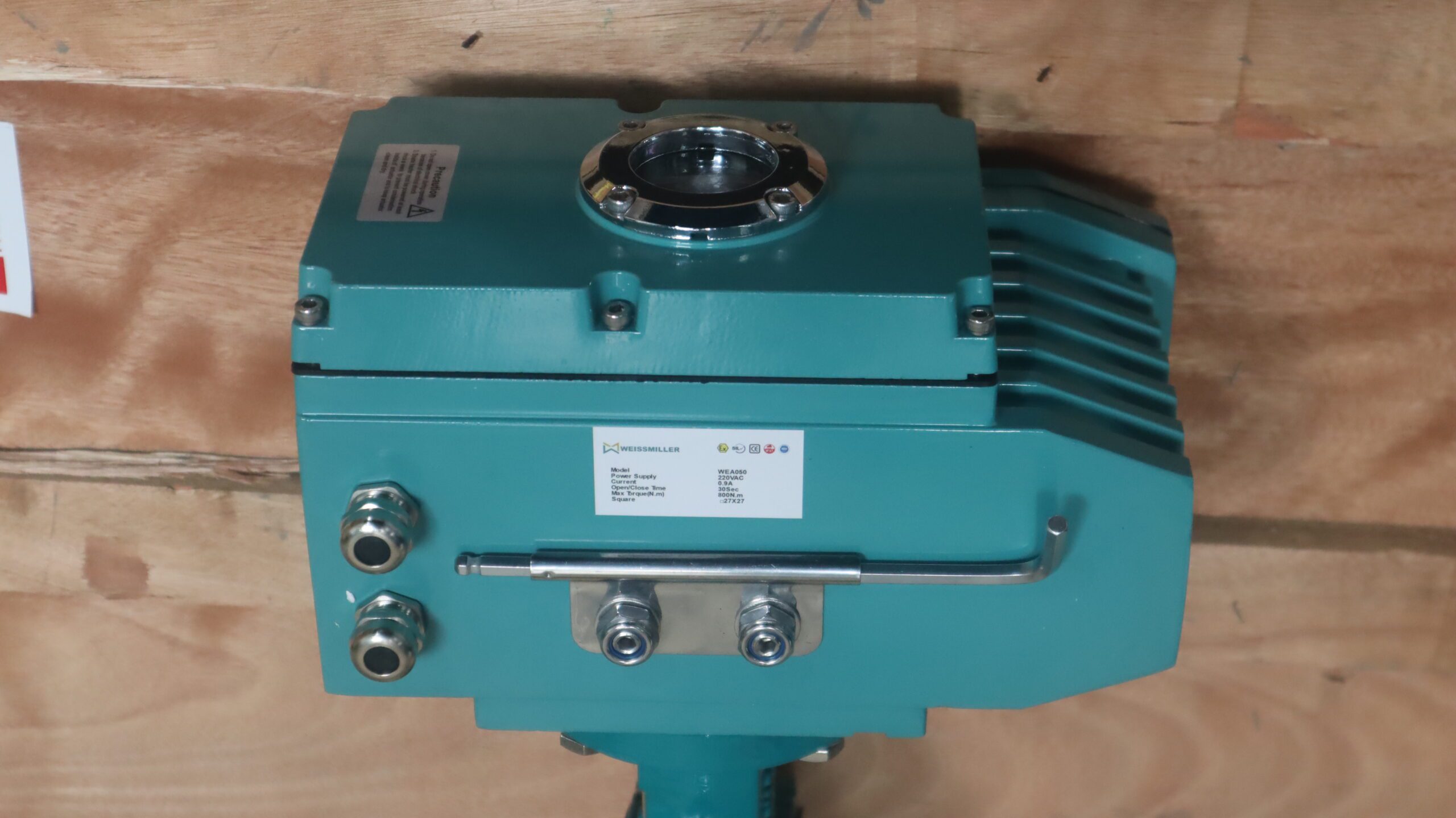 WEISSMILLER Quarter-Turn Electric Actuator Rear View