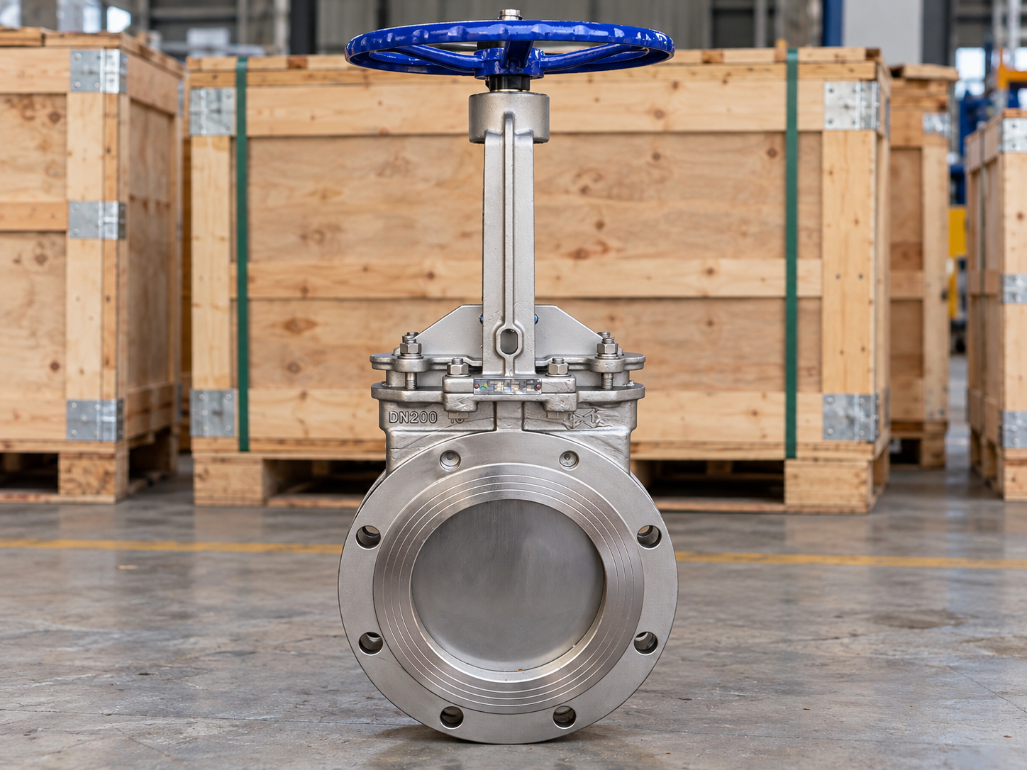 WEISSMILLER SS304 Knife Gate Valve Front View