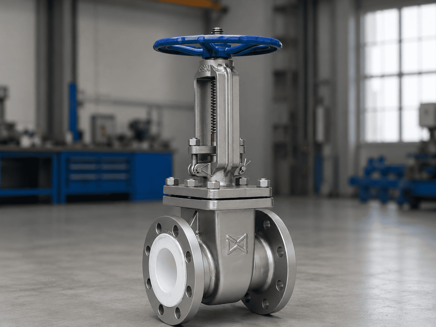 Stainless Steel PTFE Lined Gate Valve JIS 10K Product View