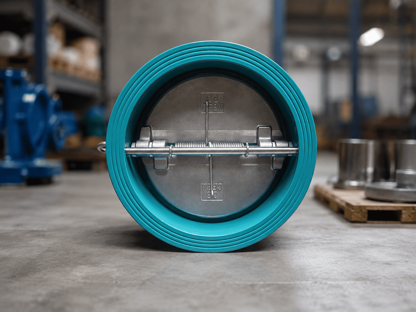 Wafer Dual Plate Check Valve Front View