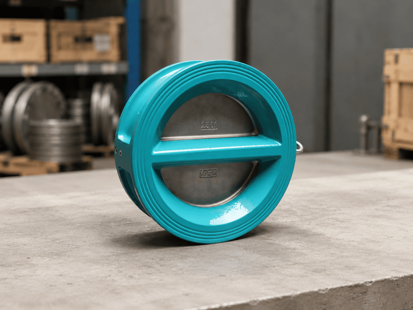 Wafer Dual Plate Check Valve Nameplate Detail