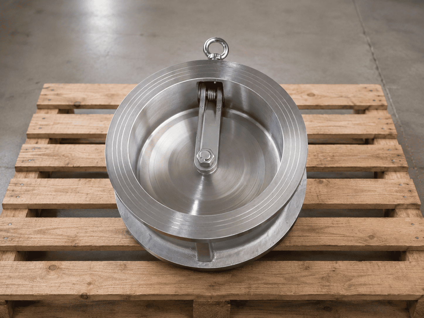 Wafer Type Single Disc Swing Check Valve Front View