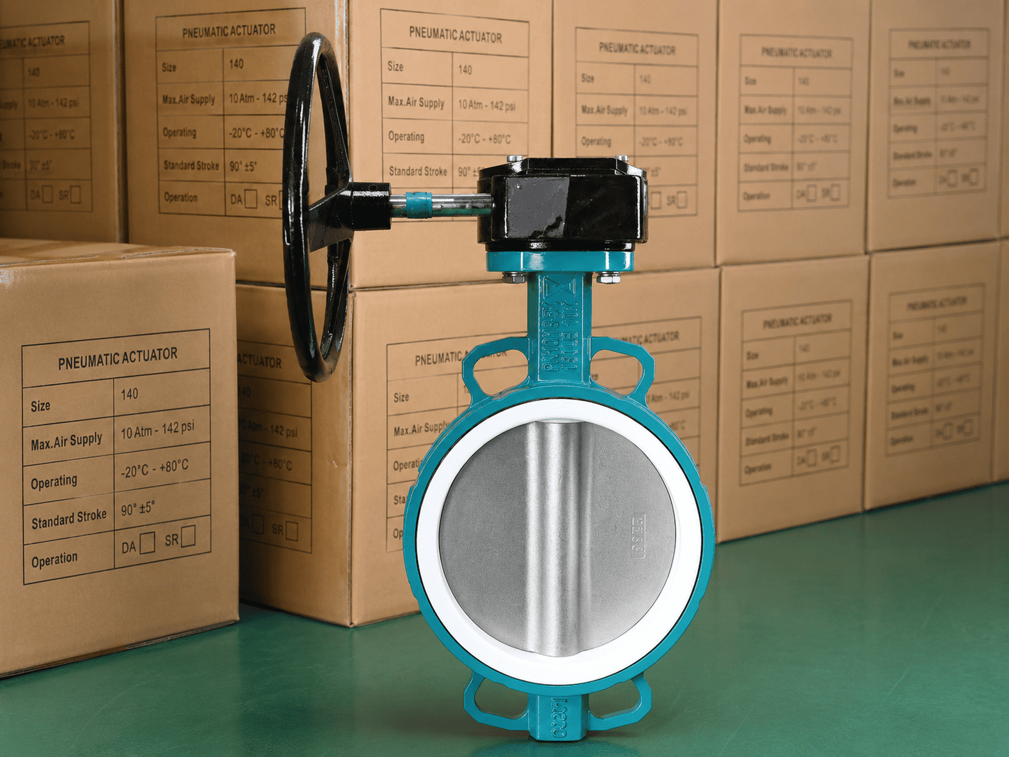PTFE Seated Wafer Butterfly Valve Detail View